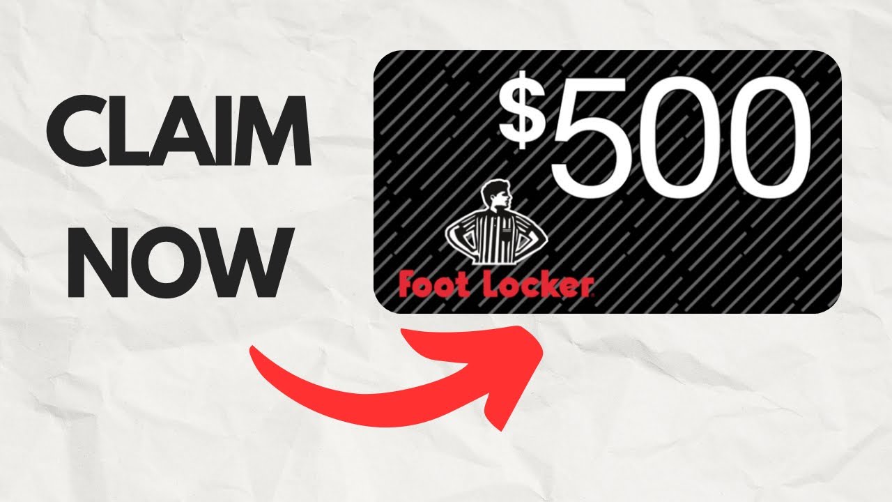 Leaked Method On The $500 Foot Locker Gift Card!
