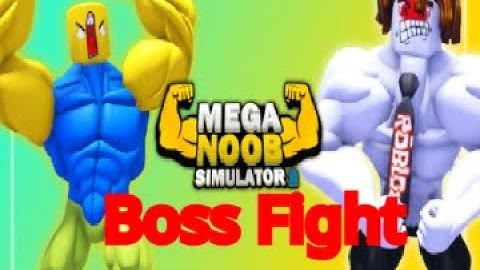 Mega Fat bacon boss in Mega Noob simulator 2