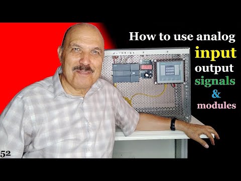 Siemens S7-1200 PLC how to use Analog input/output signals / modules?