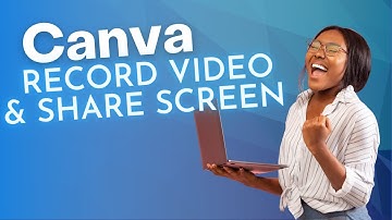 How to record in Canva with your video and screen share
