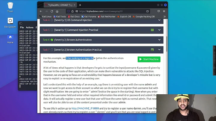 Broken Authentication  - TryHackMe OWASP Walkthrough