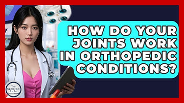 How Do Your Joints Work In Orthopedic Conditions? - The Operating Table