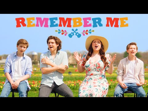FAMILY SINGS REMEMBER ME - A CAPELLA | "Coco" - Pixar/Disney