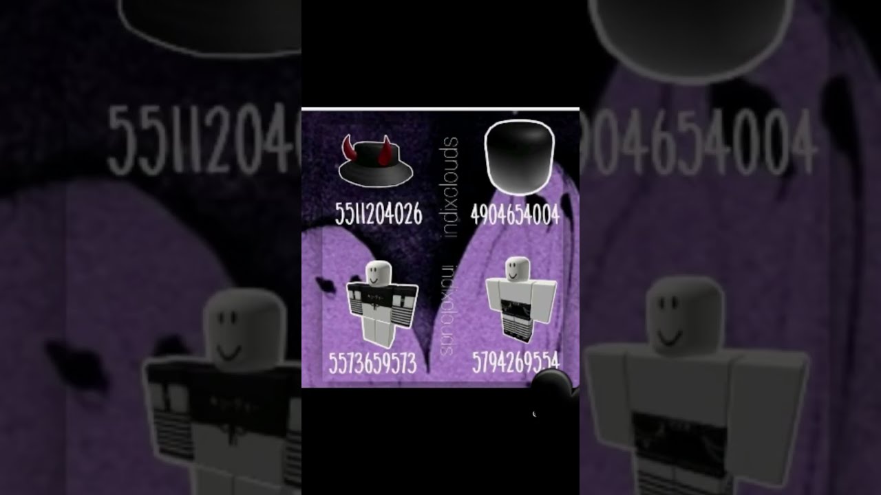 id de roupas no brookhaven (versão emo) #roblox #brookhaven 