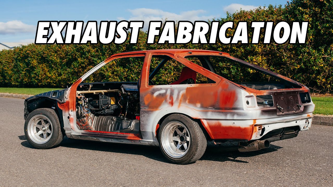 AE86 Exhaust Fabrication YouTube