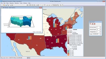Maptitude 2019 Thematic Mapping, Heat Map Software, Bubble Maps, 3D Maps