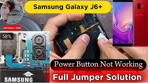 Samsung J6+ Power key Not Working Problem Solution / Samsung J610F On Off Button Problem (J6Plus)✅