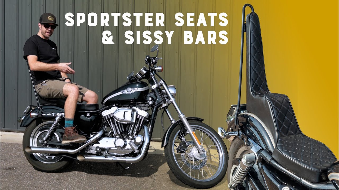 Sportster Sissy Bar & Seat Comparison