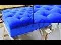 DIY - HOW TO UPHOLSTER A TUFTED OTTOMAN - ALO Upholstery