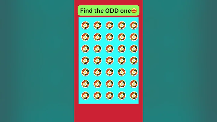 😎Did you Find The Different one??🥳 #puzzlegame #braintest #shorts #usa