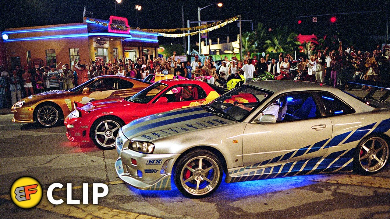 The Fast and the Furious 2. Car Skyline, Saleen, S2000, Camaro, RX