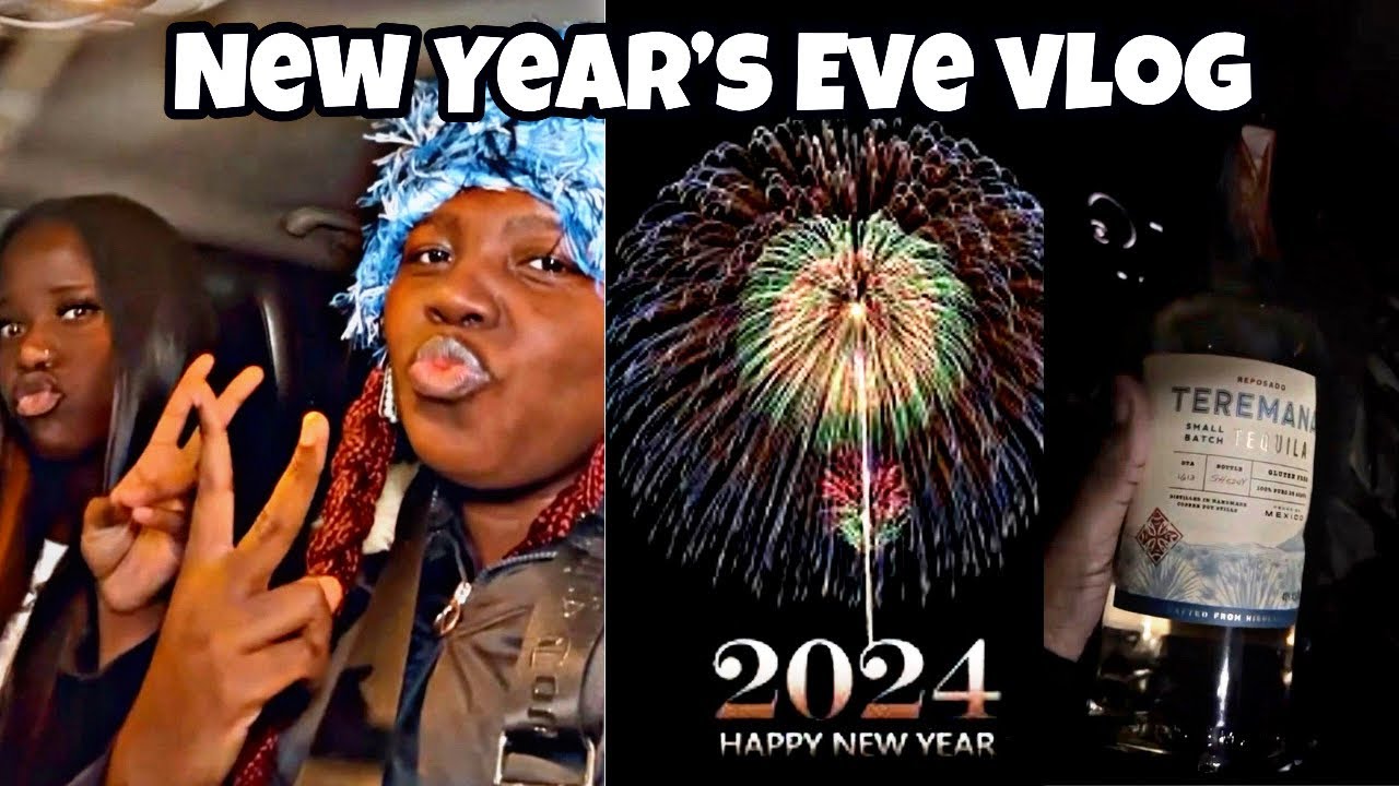 DRUNK NEW YEARS EVE VLOG | HAPPY NEW YEAR 2024 🎊 - YouTube