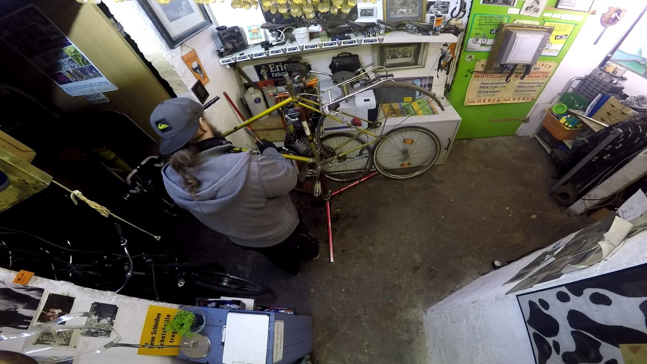a cheap Fixie für nur 135 Euro Kosten bauen, aus 2 mach 1, Tommy zeigt wie - YouTube