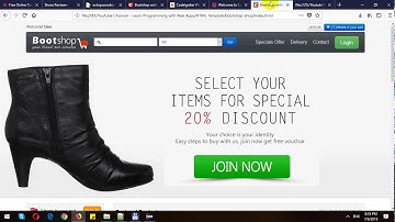 Build Completed E-Commerce with CodeIgniter - Part 1 - Create User Layout