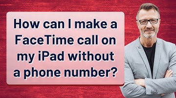 How can I make a FaceTime call on my iPad without a phone number?