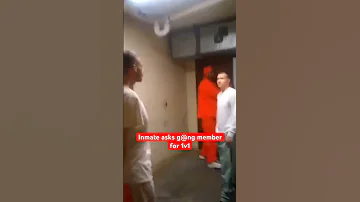 Inmate asks for 1v1 in prison #prison