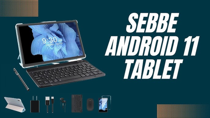 SEBBE Tablette 11 Pouces Android 13 Écran 2K Tablette Tactiles 16 Go  RAM+256 Go