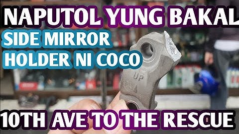 MOTORCYCLE SIDE MIRROR HOLDER REPAIR