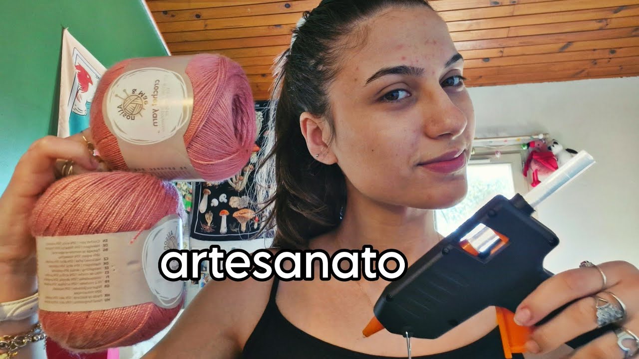 ASMR COMPRAS DE ARTESANATO✨️🧶