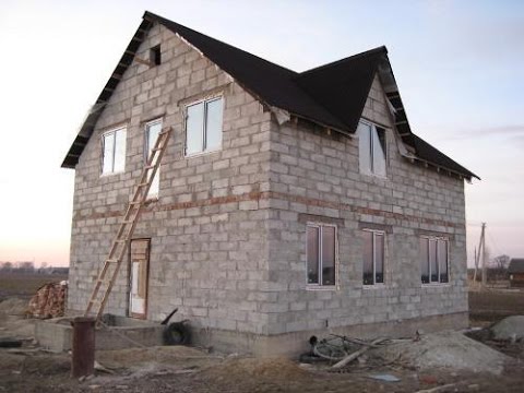 Фото Строительство дома из пеноблока своими руками - пошаговая инструкция