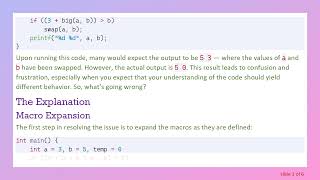 Understanding Why You Get Unexpected Results Using Macros With Arguments in C