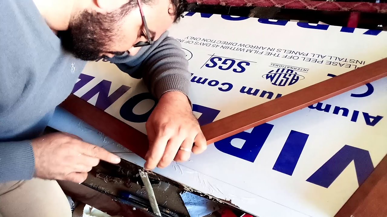 كيفية تصنيع باب تحت الدروج طريق سهلا جيدا