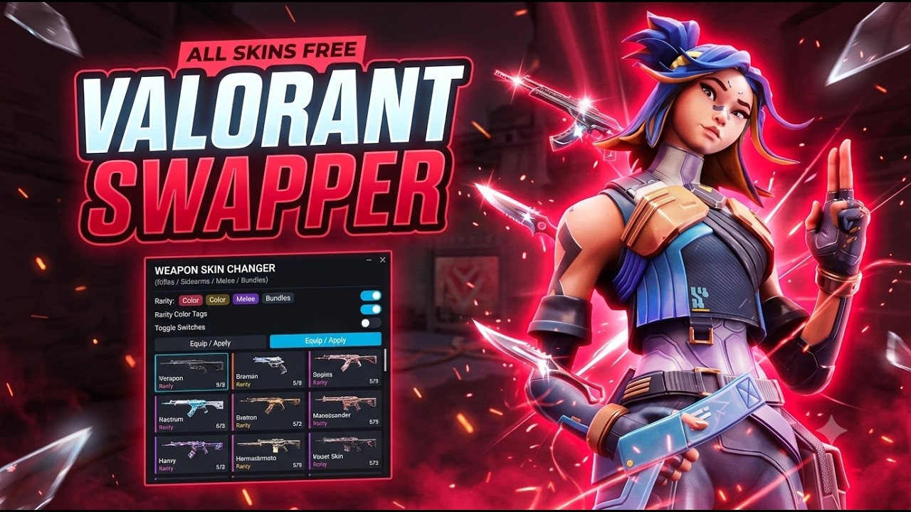 How to Unlock Kuronami Vandal and Every Champions Skin ( Valorant Skin Changer | Valorant Swappper )