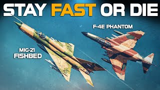 Speed Is Your Friend | F-4E Phantom Vs Mig-21 Fishbed DOGFIGHT | Digital Combat Simulator | DCS |