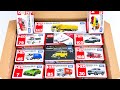 トミカ☆はたらくくるま トミカのミニカーを箱から出して順番にチェックしよ☆Let's take the Tomica minicar out of the box and check it out.