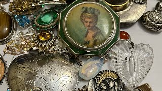 Vintage Jewelry Bag Unbagging! Vintage Sterling Jewelry Haul !