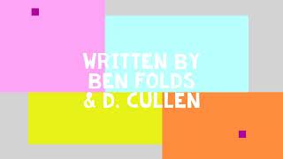 Ben Folds - Why Did You Tell Me Everything (Written by Ben Folds &amp; D. Cullen)