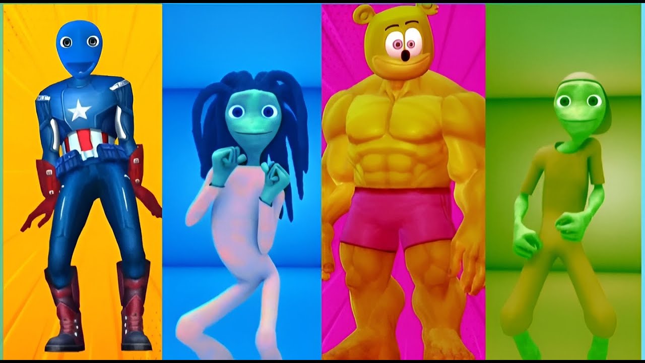 "TikTok Trend: Dancing Green Alien Takes Over!" - YouTube