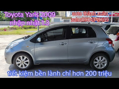 Toyota Yaris 2009 nhập nhật 1.3 siêu zin siêu tiết kiệm và bền lành chỉ 2xx triệu ace  lh:0904349699