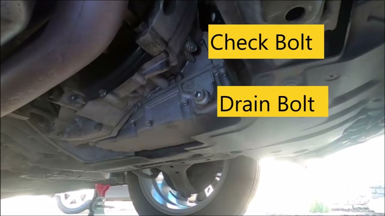 DIY 2013 - 2017 Honda Accord CVT Transmission Fluid Change - YouTube