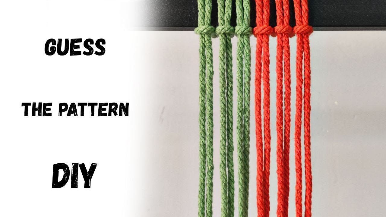 Macrame Pattern Tutorial | Easy & Beautiful Knot Design for Beginners 🌿 ...