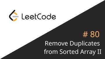 LeetCode 80 | Remove Duplicates from Sorted Array II | JavaScript | Live Coding