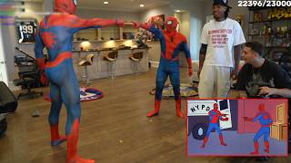 Jason & Marlon Recreate The Spider-Man Pointing Meme!