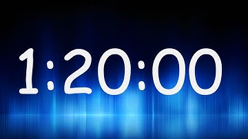 1 Hour 20 Minutes Timer / Countdown from 1h 20min