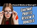 Chatmat Profitz Review - How to Use Chatbots to Generate Traffic - 8 Exclusive Bonuses