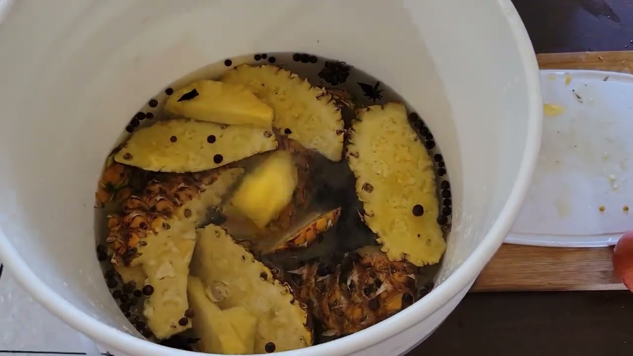 como hacer Chicha de piña 100%Hondureña