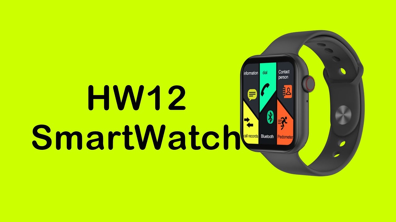 HW12 Smart Watch 40mm Price in Pakistan YouTube