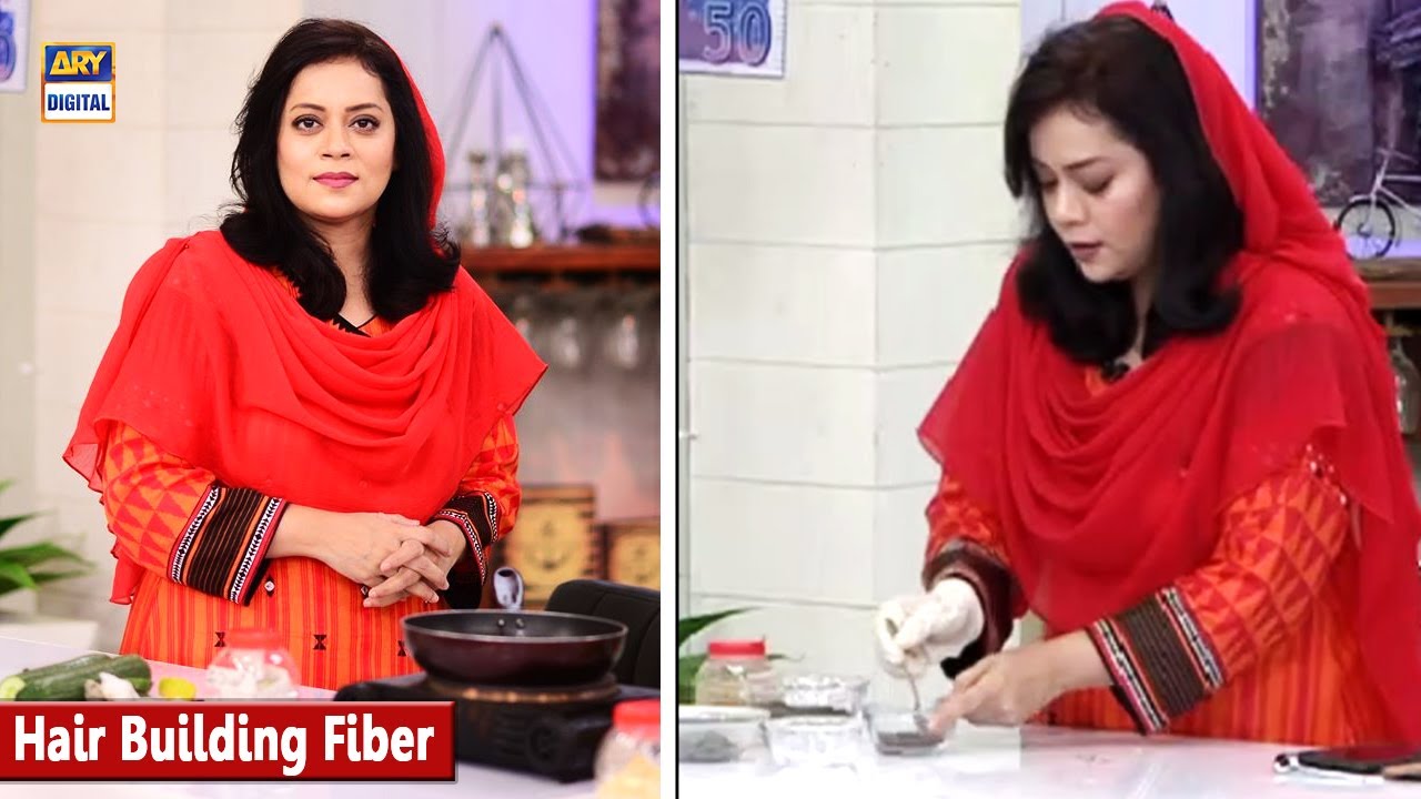 Homemade Natural Hair Building Fiber | Dr. Batool Ashraf