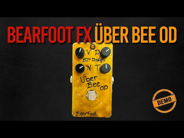 【最終値下】Bearfoot Uber Bee OD Overdrive BearFoot FX Uber Bee - An underrated supercharged Honey Bee - No