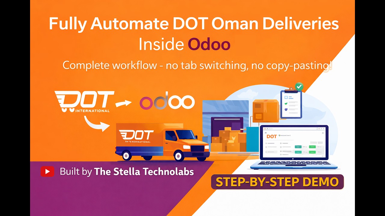 DOT Oman Delivery Integration for Odoo | DOTOMAN | DOT Door To Door ...