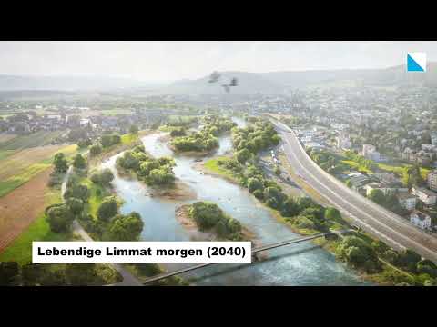 «Lebendige Limmat»: Vergleich 2022 vs. 2040