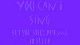 Video thumbnail of "Bowling For Soup - Bitch Song With Lyrics."