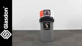 Glasdon UK | Demonstration | Eco Nexus® Cup Recycling Station
For more information on the Eco Nexus® Cup Recycling Station or to buy, please visit: https://uk.glasdon.com/recycling-bins/cup-recycling-bins/eco-nexus/eco-nexus-cup-recycling-station
The Eco Nexus® Cup Recycling Station is a cost effective, space-saving all in one solution to cup recycling and waste collection. Combining four waste streams in one unit, it can help to increase paper cup recycling rates while reducing collection costs.
The Eco Nexus Cup Recycling Station combines a removable 8 litre liquid reservoir and two integrated cup stacking tubes in the centre with two additional compartments, one at either side, for cup lids and general waste or mixed recyclables.
With the option to add a variety of standard graphics to the aperture and unit body, a foamex sign kit, your own branding and more through our Personalisation Service, this is a versatile solution and its narrow footprint means it can be easily located where you need it.
The robust, moulded aperture is designed to help users to recycle correctly by using the perfectly sized cut outs, which direct users towards the correct waste option.
The correct stacking of empty, dry used cups is considered one of the most effective ways to collect cups for recycling. It reduces the cross contamination which leads to cups being sent to landfill and can therefore reduce waste collection costs too.
This is facilitated by the integrated cup stacking tubes which house up to 120 cups and the removable 8 litre liquid reservoir which enables users to get rid of excess liquids.
The new Eco Nexus Cup Recycling Station joins the range of Eco Nexus recycling bins. Manufactured in strong and long lasting Durapol® the Eco Nexus bins are easy to clean and require minimal maintenance during their long service life.
Subscribe to our channel: https://www.youtube.com/user/GlasdonUK?sub_confirmation=1
Follow us on:
Twitter - https://twitter.com/GlasdonUK
LinkedIn - https://www.linkedin.com/company/glasdon-uk-limited
Facebook - https://www.facebook.com/GlasdonUK/
Flickr - https://www.flickr.com/photos/glasdonuk
Pinterest - https://www.pinterest.com/glasdonuk Glasdon UK | Demonstration | Eco Nexus® Cup Recycling Station