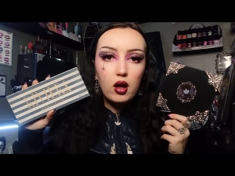 ASMR Halloween GRWM 🕷️ Šminkam se za Noć Veštica 🕸️💜