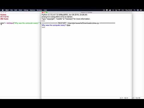 Jokes in Python Code