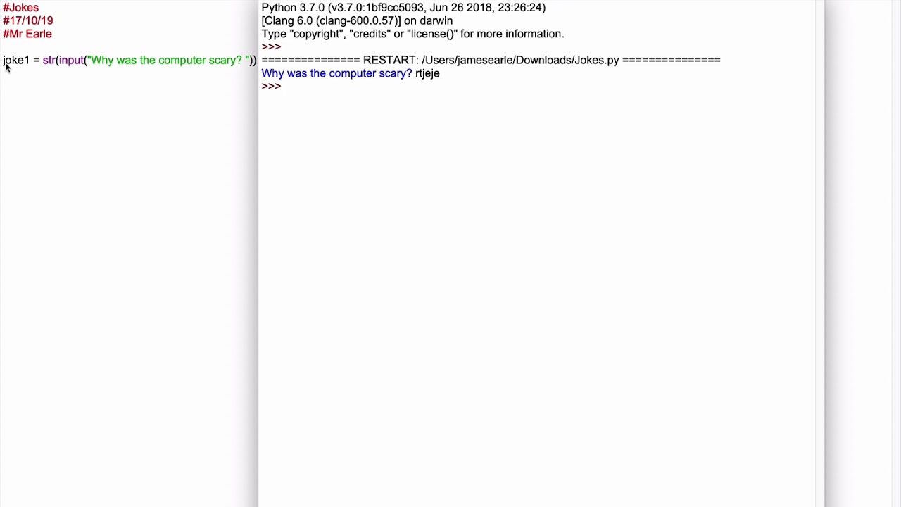 Jokes in Python Code - YouTube
